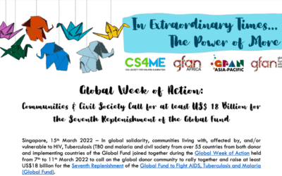 #PowerOfMore Global Week of Action: Press Release