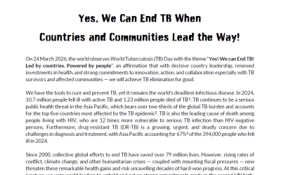 World Tuberculosis Day 2026